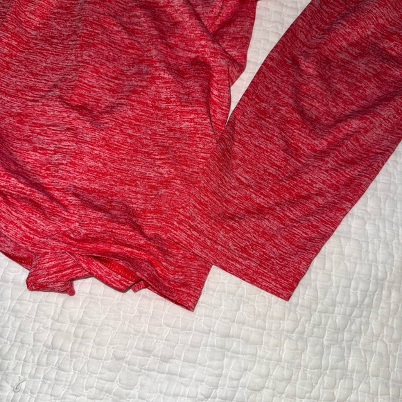 Under Armour Crimson Heathered Quarter-Zip Top - Picture 3 of 4